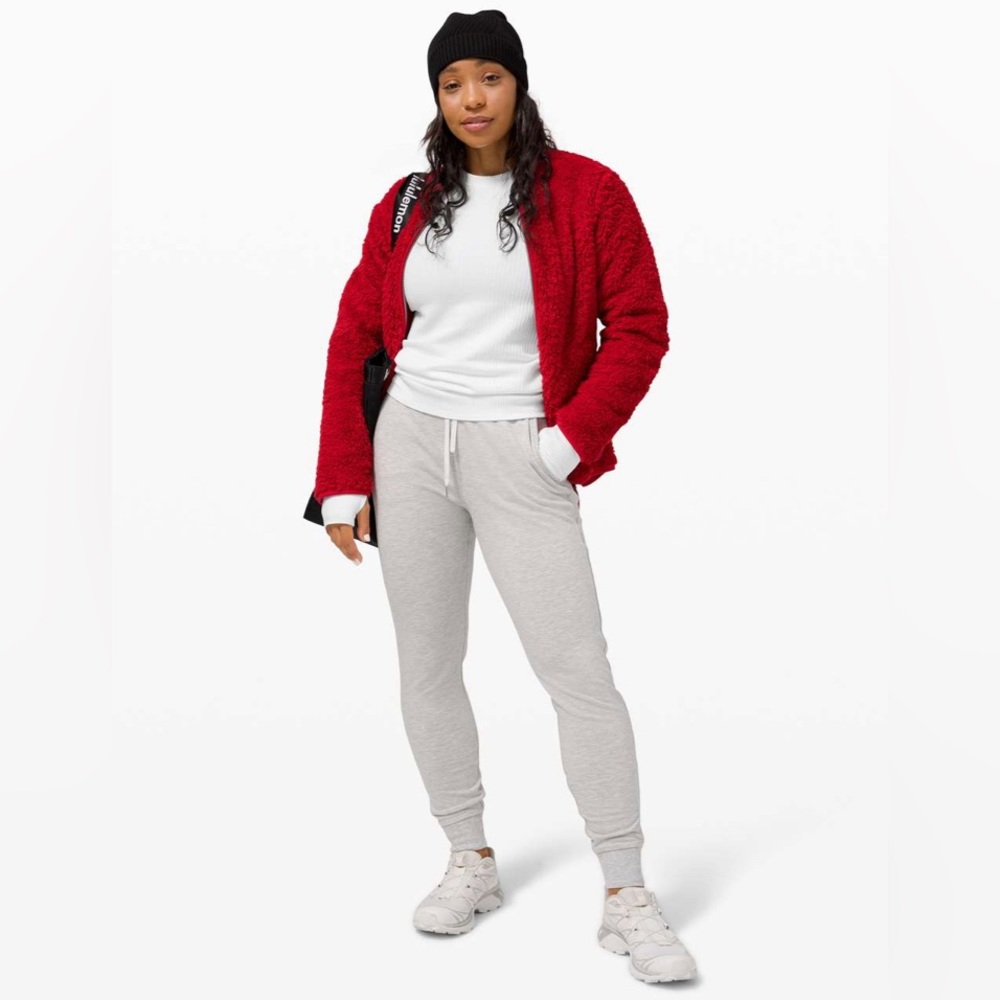 Lululemon Rest Less Pullover~Bubble Dot White - image 3